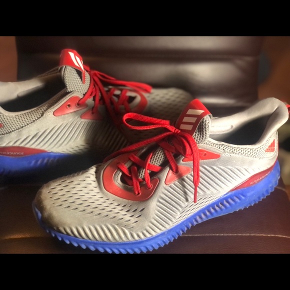 Adidas Alphabounce Kansas Jayhawks Men 11.5 Ultra Boost - Picture 3 of 6